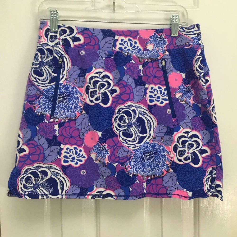 NWT T by Talbots floral athleisure skort - size medium petite